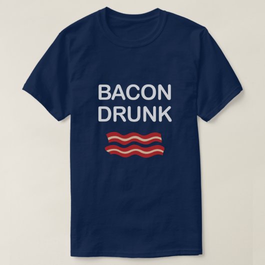 BACON DRINK T-SHIRT (Design voorkant)