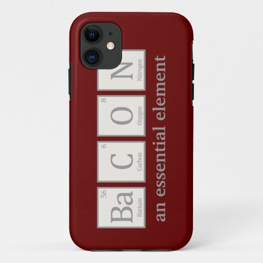 Bacon, een essentieel element Case-Mate iPhone case (Achterkant)