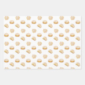 Bacon Egg en Cheese Bagel Ontbijt Sandwich NYC Inpakpapier Vel (Voorkant)