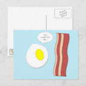 Bacon & Egg Post Kaart (Voorkant / Achterkant)