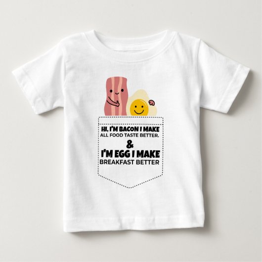 Bacon & egg Talk T-Shirt (Voorkant)