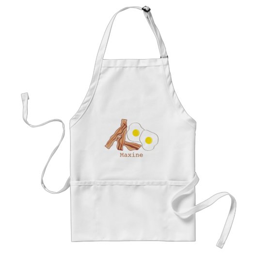 Bacon & Eggs Apron Standaard Schort (Voorkant)