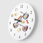 Bacon & Eggs Ontbijt Eten Keuken Grote Klok (Hoek)