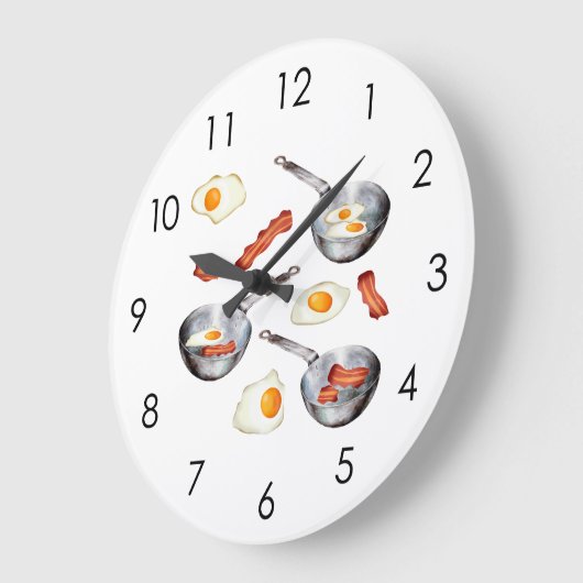 Bacon & Eggs Ontbijt Eten Keuken Grote Klok (Hoek)