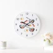 Bacon & Eggs Ontbijt Eten Keuken Grote Klok (Huis)