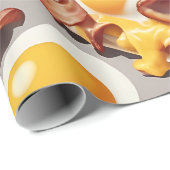 Bacon Ei Kaas Ontbijt Wrap Cadeaupapier (Rol Hoek)