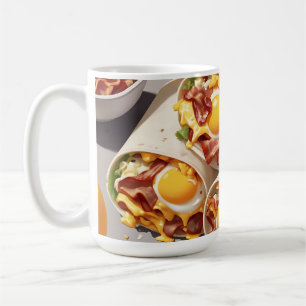 Bacon Ei Kaas Ontbijtwrap Koffiemok