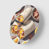 Bacon Ei Kaas Ontbijtwrap Ronde Klok (Hoek)