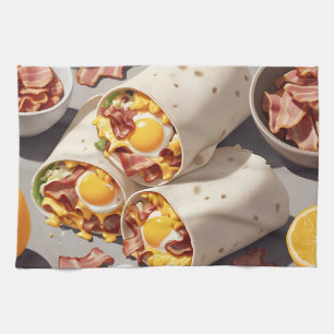 Bacon Ei Kaas Ontbijtwrap Theedoek