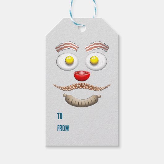 Bacon Eieren Brunch Cadeaulabel (Voorkant)