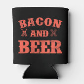 Bacon en bier blikjeskoeler (Achterkant)