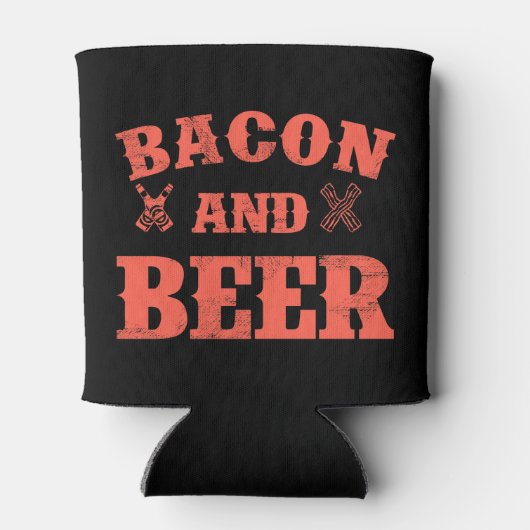 Bacon en bier blikjeskoeler (Achterkant)