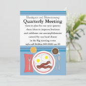 Bacon en Eggs alle bedrijven Kaart (Staand voorkant)