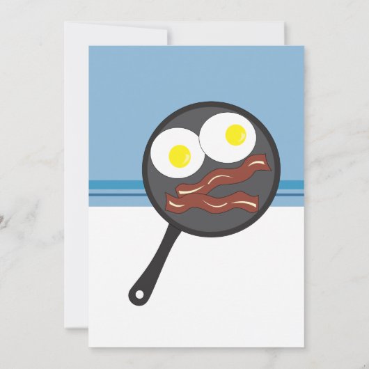 Bacon en Eggs alle bedrijven Kaart (Achterkant)