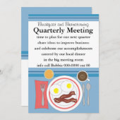 Bacon en Eggs alle bedrijven Kaart (Voorkant / Achterkant)