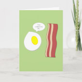 Bacon- en Eggs-Jubileum Kaart (Voorkant)