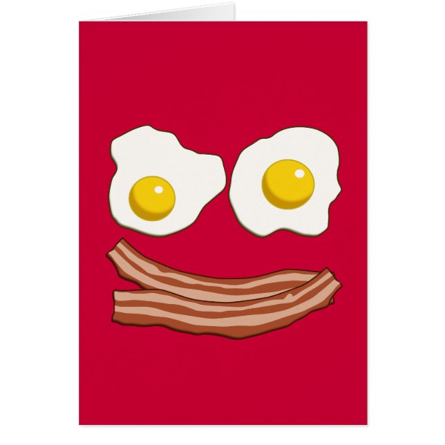 Bacon en Eggs Kaart (Voorkant)