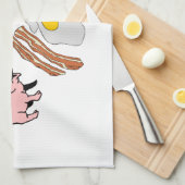 Bacon en Eggs Nightmare Theedoek (Quarter Fold)
