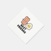 Bacon en ei beste vrienden servet (Hoek)