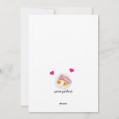 Bacon en ei Liefde, Het is ei-culair! Valentijn Feestdagenkaart (Achterkant)
