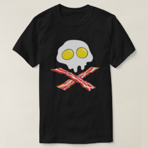 BACON EN EIEREN COOL SKULL-BOTTEN MET T-Shirt