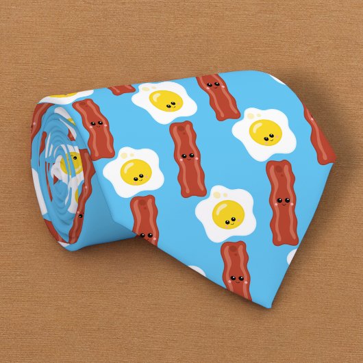 Bacon en eieren Fun BFF Stropdas