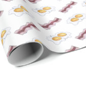 Bacon en eieren Ontbijt Brunch Eten Koken Cadeaupapier (Rol Hoek)