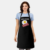 Bacon en eieren ontbijt op maat keuken schort (Gedragen)