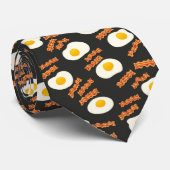Bacon en eieren stropdas (Opgerold)