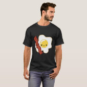 Bacon en eieren t-shirt (Voorkant volledig)