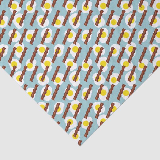 bacon en eieren tissuepapier (Detail)