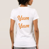 Bacon en Eieren-Yum Yum! T-shirt (Achterkant)