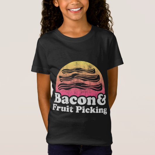 Bacon- en fruitpluk t-shirt (Voorkant)