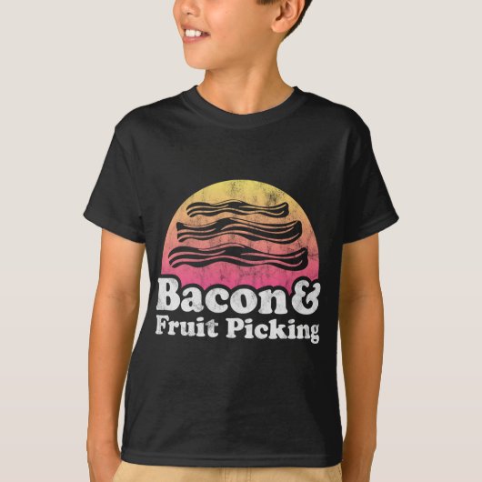 Bacon- en fruitpluk t-shirt (Voorkant)