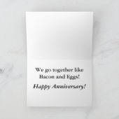 Bacon en het Jubileum van Eieren Kaart (Binnen)