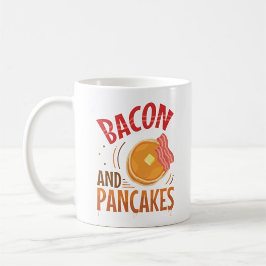 Bacon en Pancakes Koffiemok (Links)