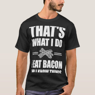 Bacon Foodie Costume Food Pun T-shirt