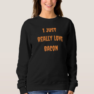 Bacon Foodie Halloween Autumn Spooky Gothic Food Trui