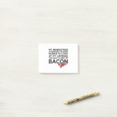 Bacon Funny Real Estate Quote Post-it® Notes (Op bureau)