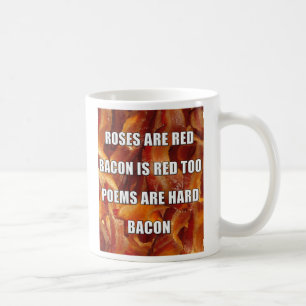 Bacon Gedicht Grappige Mok