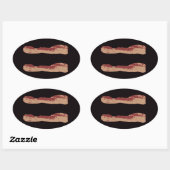 Bacon Gelijkheid Ovale Sticker (Vel)