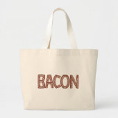 Bacon Grote Tote Bag (Voorkant)