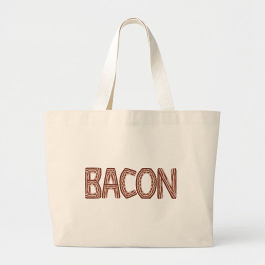 Bacon Grote Tote Bag (Voorkant)