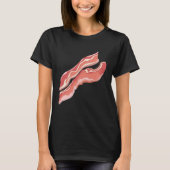 Bacon Halloween Breakfast Matching Couples Costume T-shirt (Voorkant)