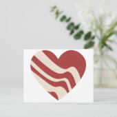 Bacon Heart Briefkaart (Staand voorkant)