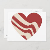 Bacon Heart Briefkaart (Voorkant / Achterkant)