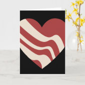 Bacon Heart Kaart (Gele Bloem)