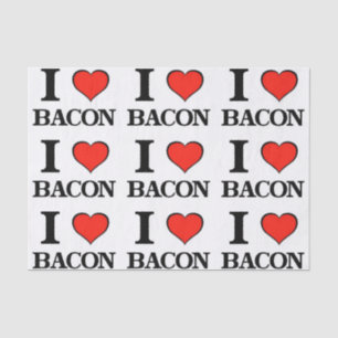 Bacon Heart Tissuepapier