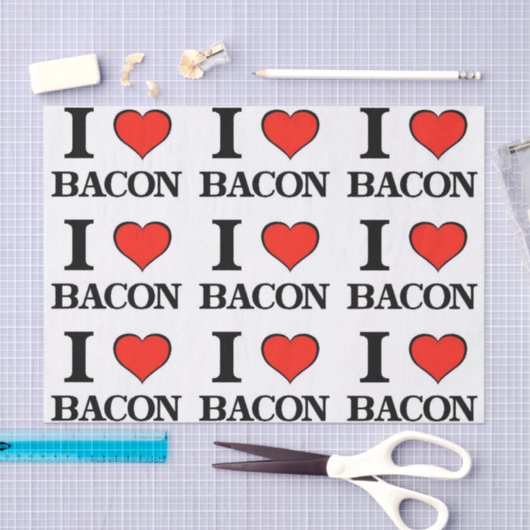 Bacon Heart Tissuepapier (Craft)