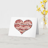 Bacon Hearted Kaart (Gele Bloem)